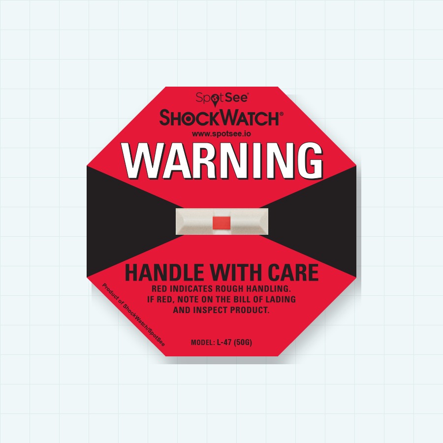 ShockWatch Label — wskaźnik uderzeń SpotSee