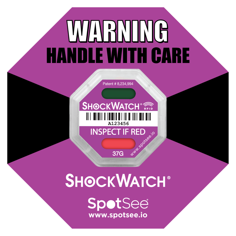 ShockWatch RFID — wskaźnik uderzeń SpotSee