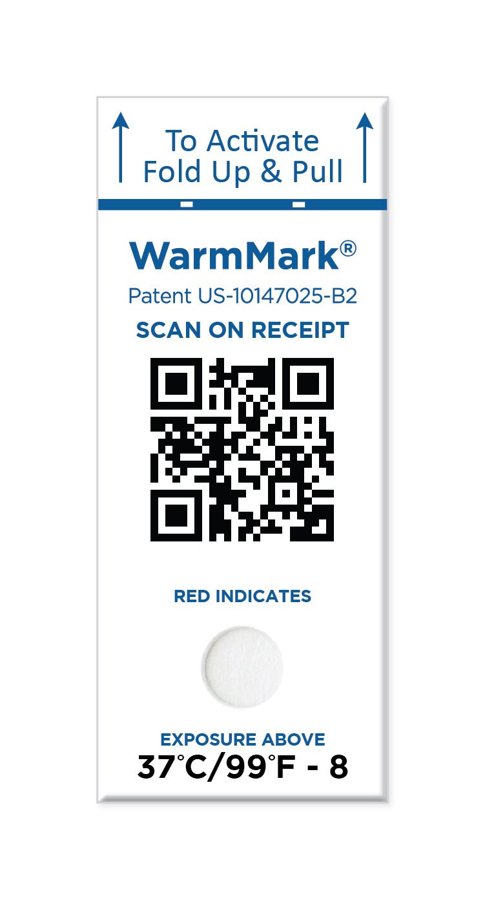 WarmMark QR — Wskaźnik ciepła z zapisem w chmurze po zeskanowaniu telefonem